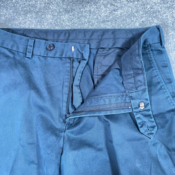 Jos. A. Bank Traveler Pants Men 34x32 Blue Flat Front Original Fit Cotton #AB475 - Picture 6 of 12